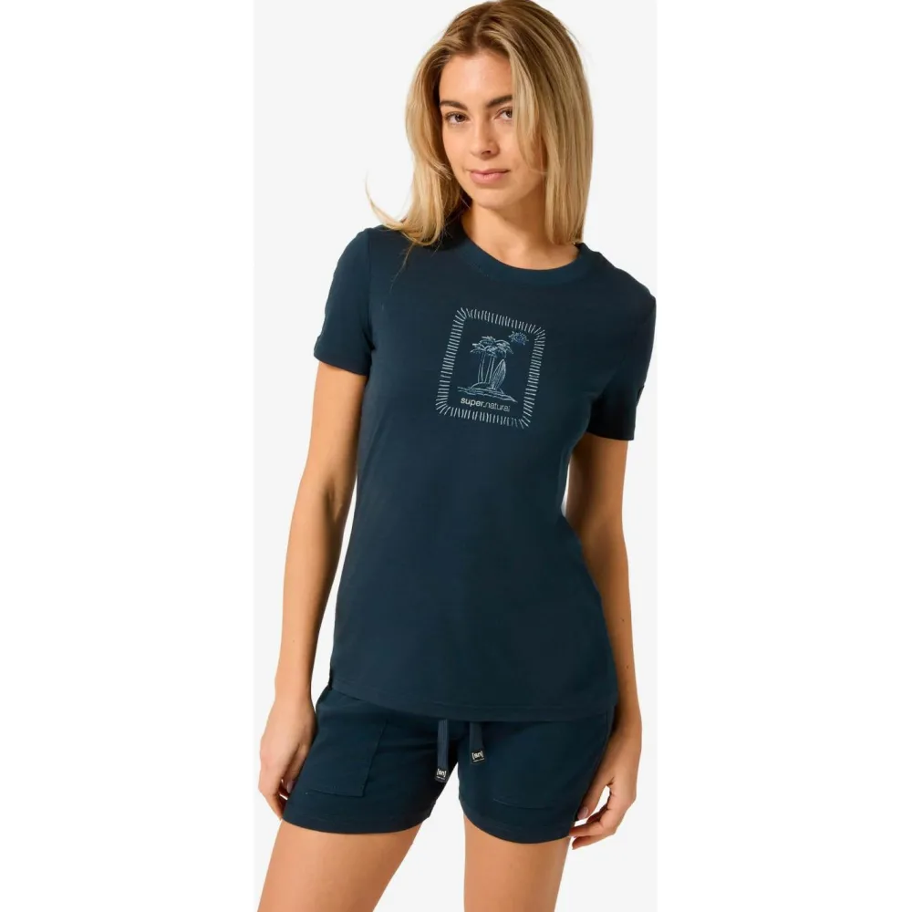 - Woen' Pa Iand Bio Jerey Tee - erinohirt < super.natural Hot