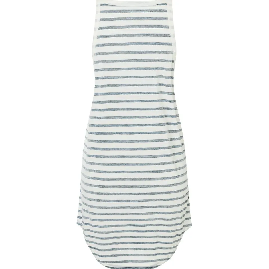 super.natural Alltagsbekleidung-- Women's Relax Hibiskus Stripe Dress - Kleid Stripe / Smile / Salute