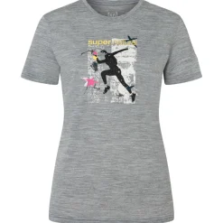 super.natural - Women's Running Art Tee - Merinoshirt Hot