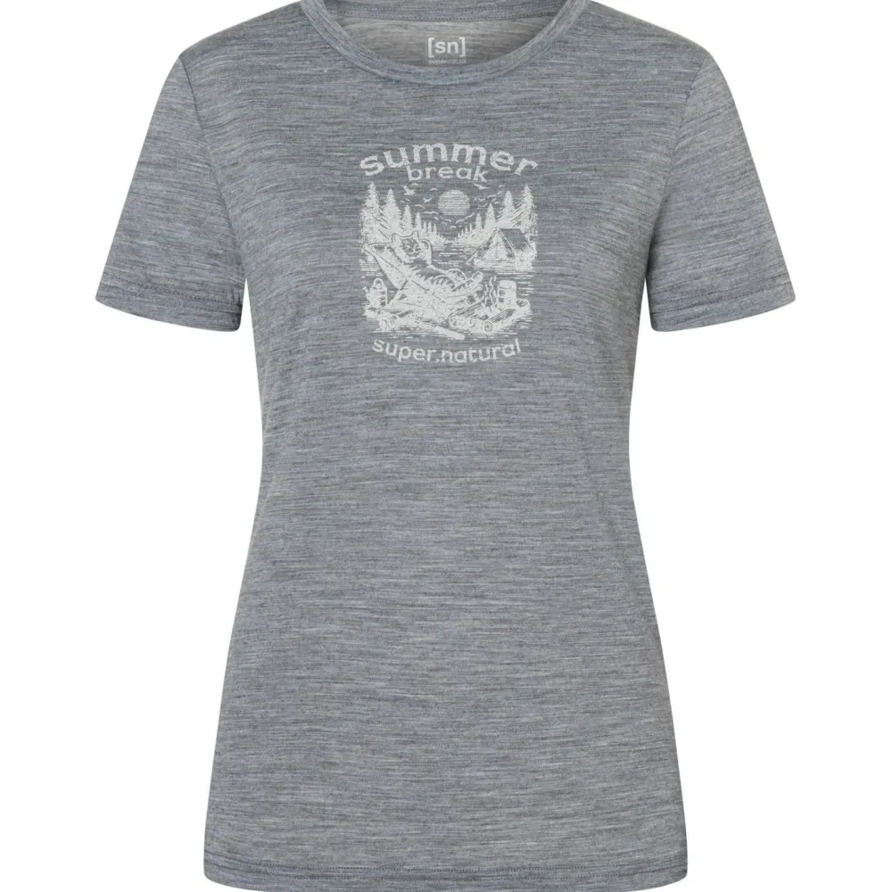 super.natural - Women's Summer Break Tee - Merinoshirt