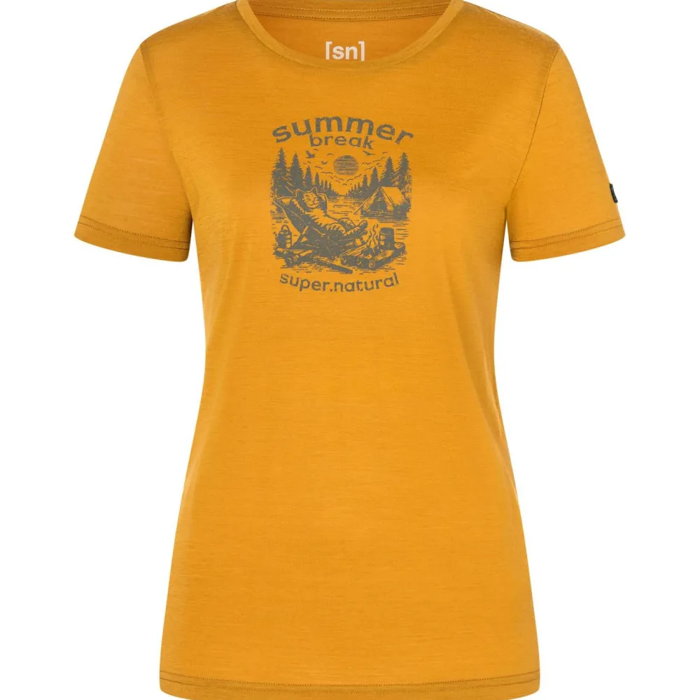 super.natural - Women's Summer Break Tee - Merinoshirt