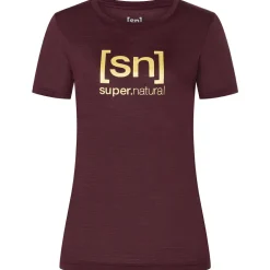 - Woen' The Eentia ogo Tee - erinohirt < super.natural New