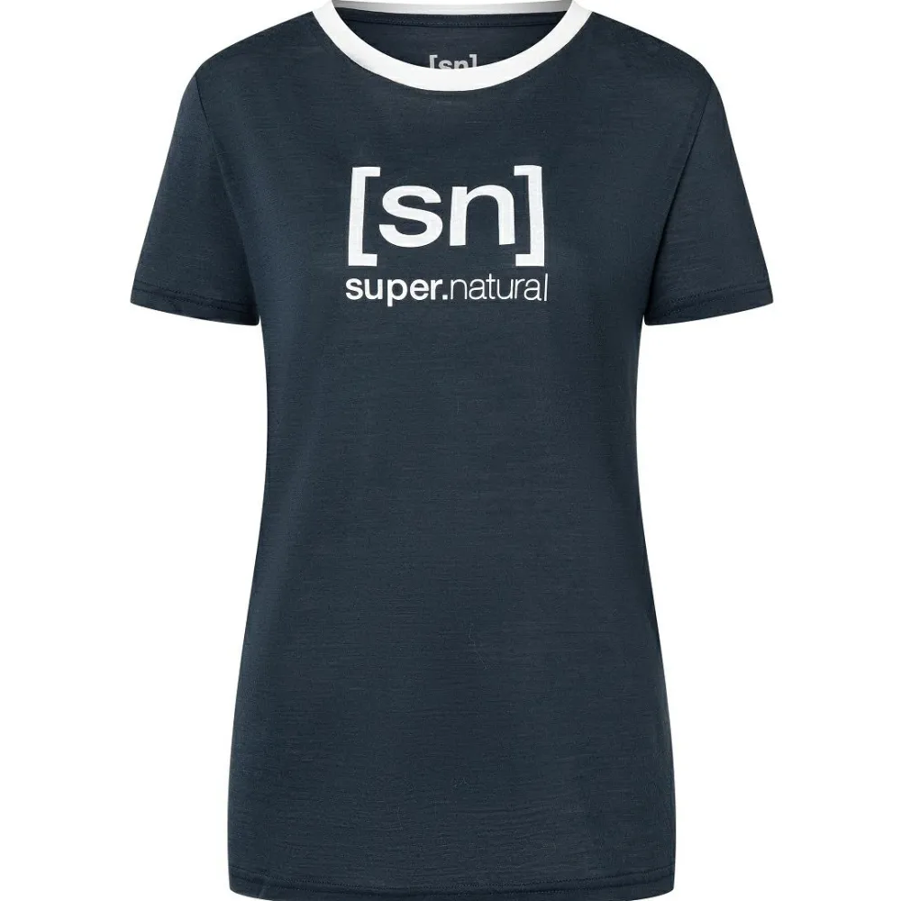 - Woen' The Eentia ogo Tee - erinohirt < super.natural New