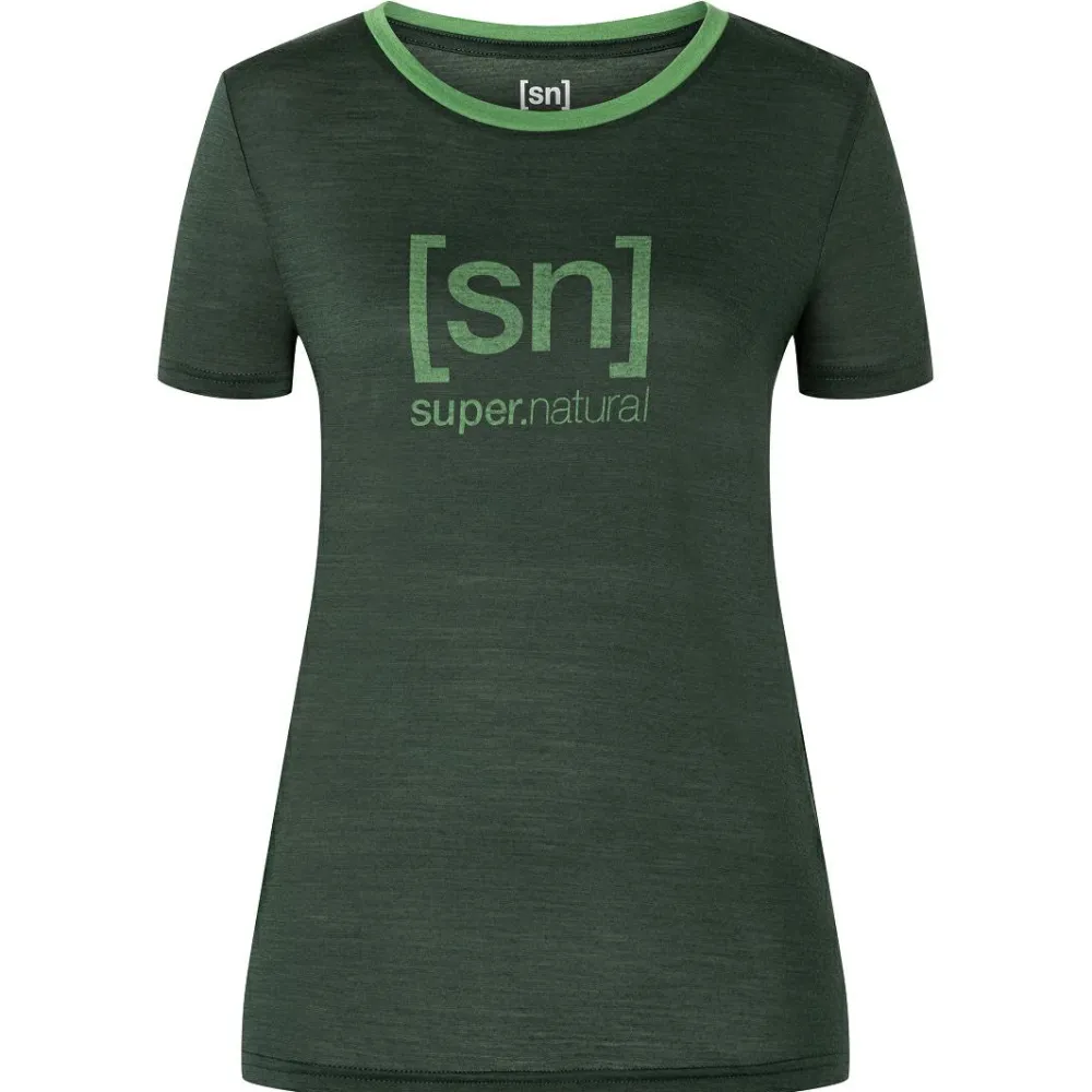 - Woen' The Eentia ogo Tee - erinohirt < super.natural New