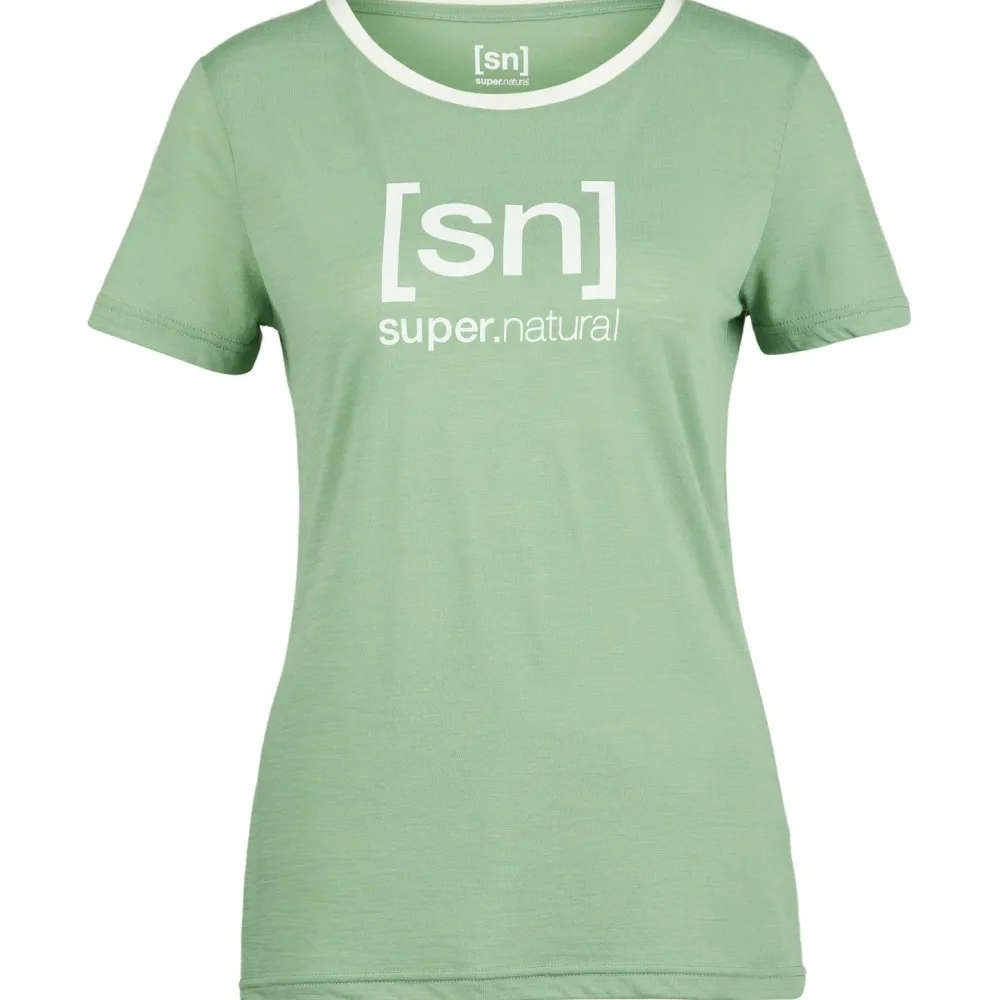 - Woen' The Eentia ogo Tee - erinohirt < super.natural New