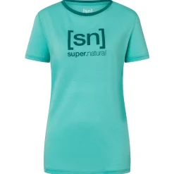 - Woen' The Eentia ogo Tee - erinohirt < super.natural New