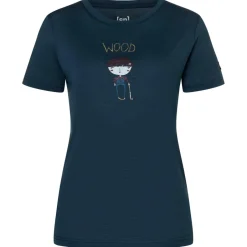 super.natural Alltagsbekleidung|Shirts, Hemden & Longsleeves-- Women's Wood Craftine Tee - Merinoshirt