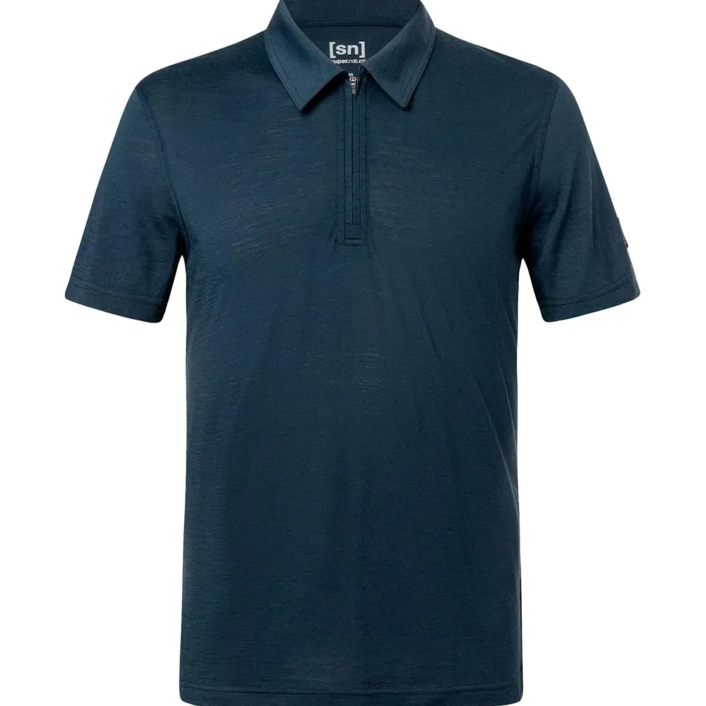 super.natural - Zip Polo - Merinoshirt New