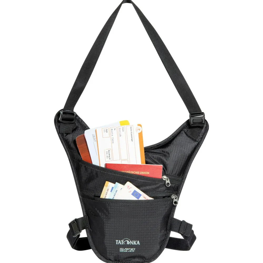 Tatonka - Skin Chest Holster RFID B - Wertsachenbeutel Black Clearance