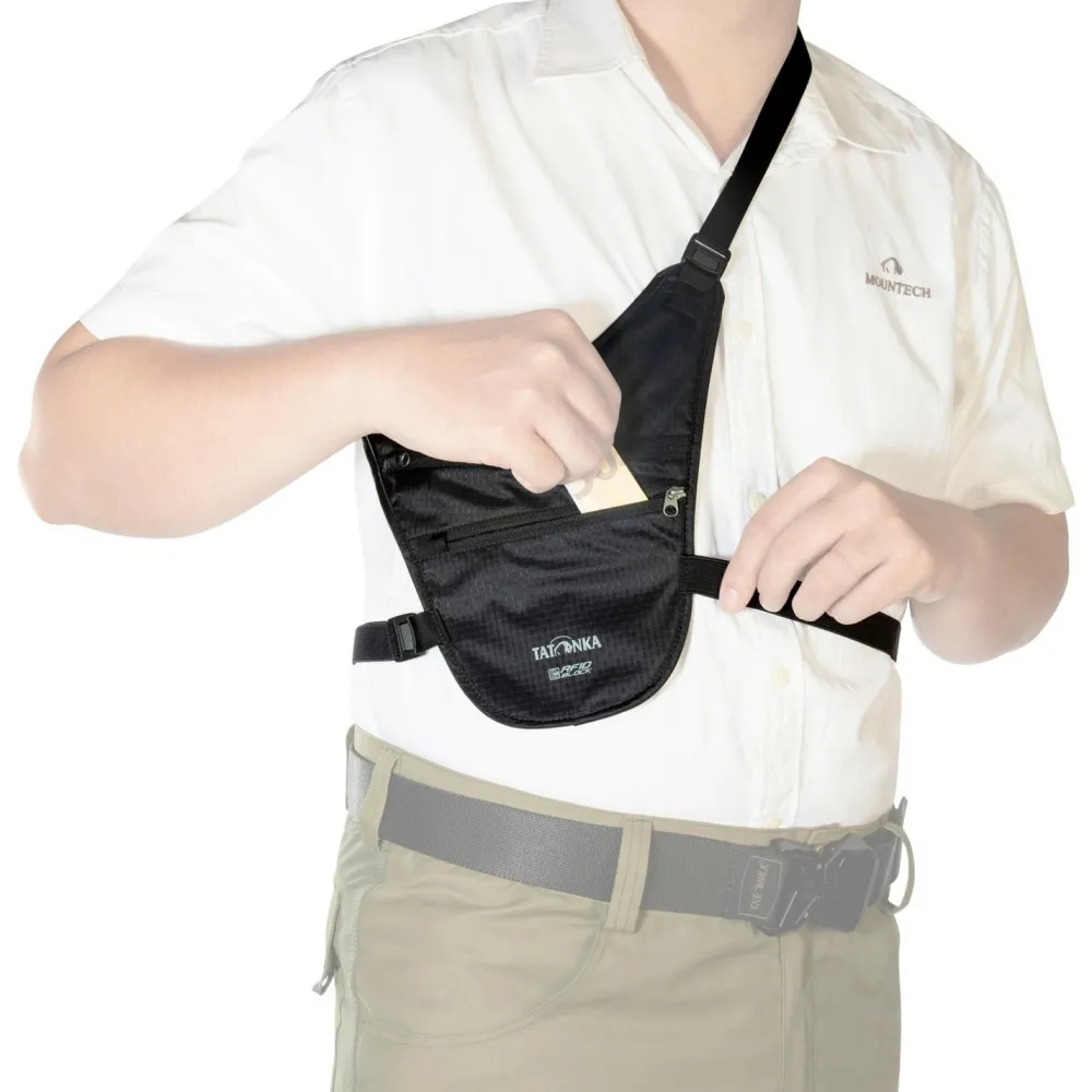 Tatonka - Skin Chest Holster RFID B - Wertsachenbeutel Black Clearance