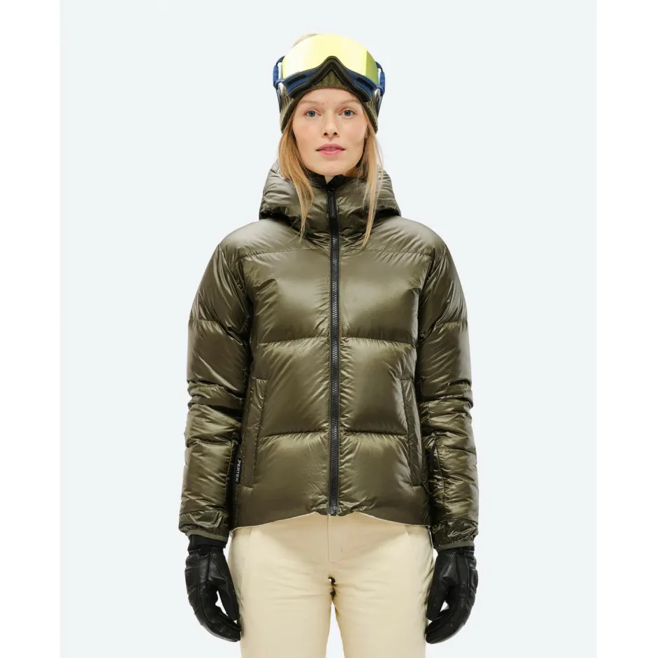 The Mountain Studio Skibekleidung|Daunenjacken-- Women's Pertex Reversible Tecno Down Jacket - Daunenjacke