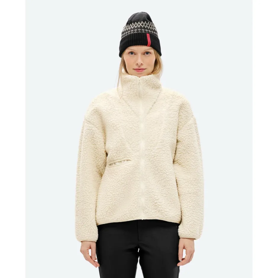 The Mountain Studio Skibekleidung|Jacken-- Women's Soft Wool Pile Jacket - Fleecejacke