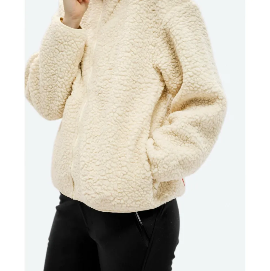 The Mountain Studio Skibekleidung|Jacken-- Women's Soft Wool Pile Jacket - Fleecejacke