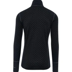 Thermowave Trekkingbekleidung|Merinounterwäsche-- Merino Xtreme L/S Shirt 1/2 Zip Turtle Neck - Merinounterwäsche Black / Dark Grey Melange