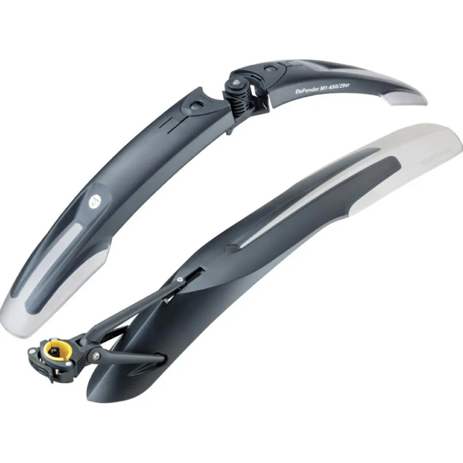 Topeak Fahrradzubehör-- DeFender M1 & XC11 Set - Schutzblech Black / White