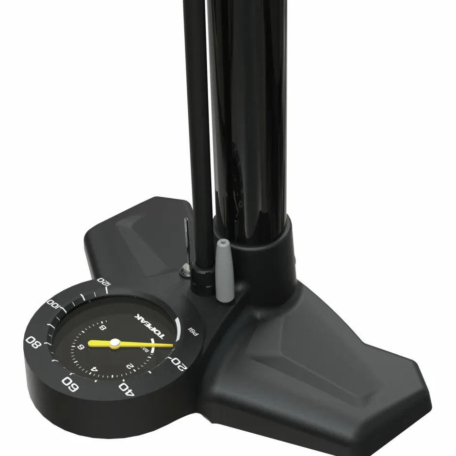 Topeak Fahrradzubehör|Fahrradpumpen-- JoeBlow Urban EX mit TwinHead - Standpumpe Black / Yellow