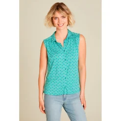 Tranquillo - Women's Feminine Bluse aus Ecovero Viskose - Top Sale
