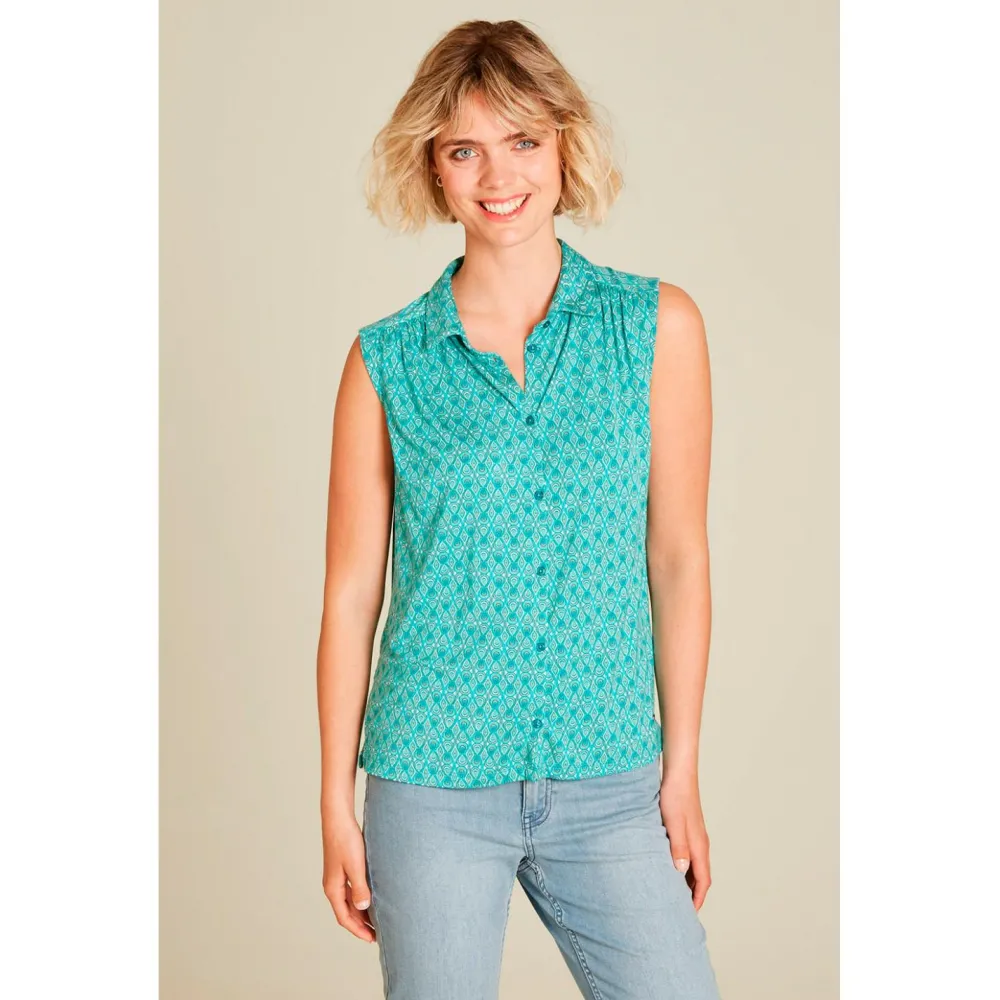 Tranquillo - Women's Feminine Bluse aus Ecovero Viskose - Top Sale