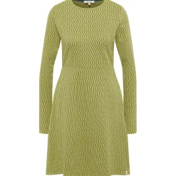 Tranquillo - Women's Gestricktes Swing-Kleid im Retro-Look - Kleid Seaweed Clearance