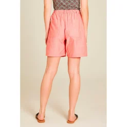 Tranquillo - Women's High Waist Shorts in Leinenoptik - Shorts