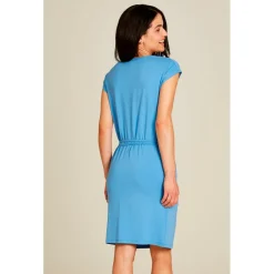 Tranquillo Alltagsbekleidung-- Women's Kurzes Ecovero Kleid - Kleid