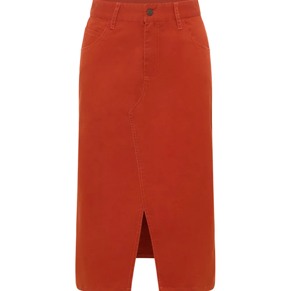 - Women's Langer Rock mit Schlitz - Rock < Tranquillo Clearance