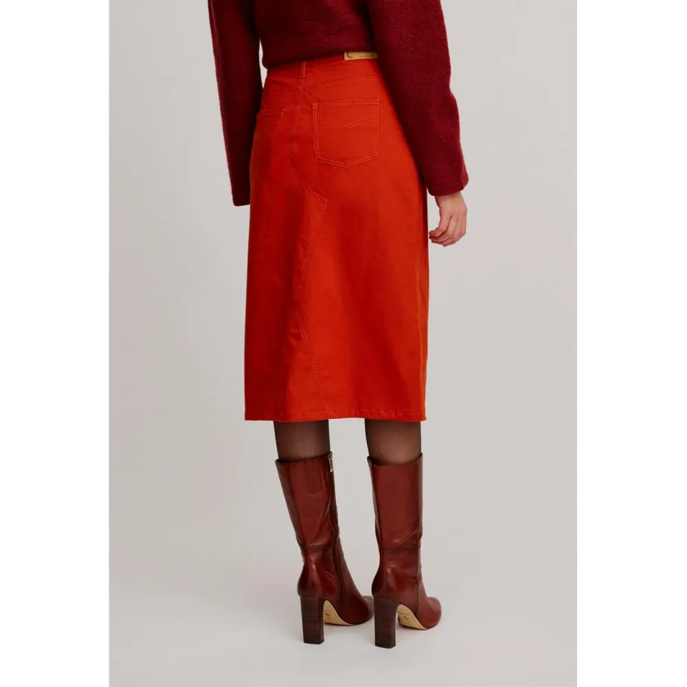 - Women's Langer Rock mit Schlitz - Rock < Tranquillo Clearance