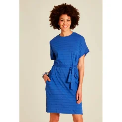 Tranquillo Alltagsbekleidung-- Women's Minikleid aus Ajour-Jersey - Kleid