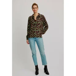 Tranquillo Shirts, Hemden & Longsleeves|Alltagsbekleidung-- Women's Oversize-Bluse aus EcoVero Viskose - Bluse