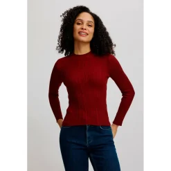 - Woen' eidige EcoVero-hirt Round Neck - ongeeve < Tranquillo Clearance