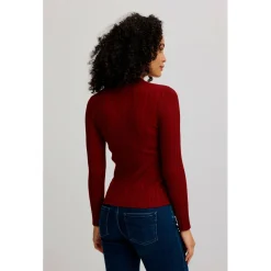 - Woen' eidige EcoVero-hirt Round Neck - ongeeve < Tranquillo Clearance