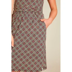 Tranquillo Alltagsbekleidung-- Women's Tailliertes Minikleid aus Jersey - Kleid