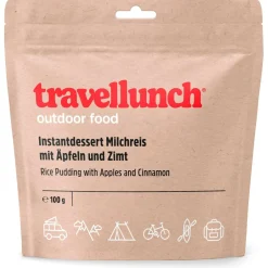 Travellunch Trekkingausrüstung|Outdoor Lebensmittel-- Milchreis mit Apfel und Zimt