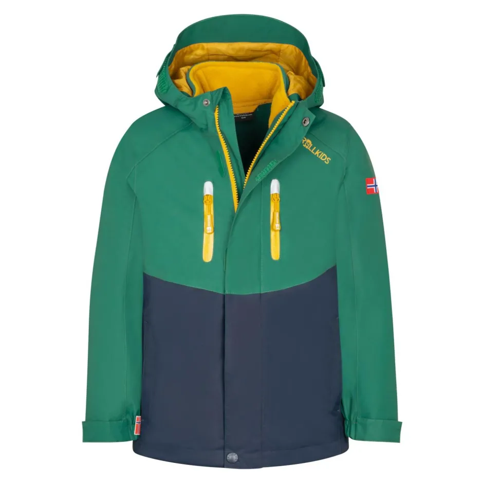 Trollkids Trekkingbekleidung|Alltagsbekleidung-- Kid's Bryggen 3in1 Jacket - Doppeljacke