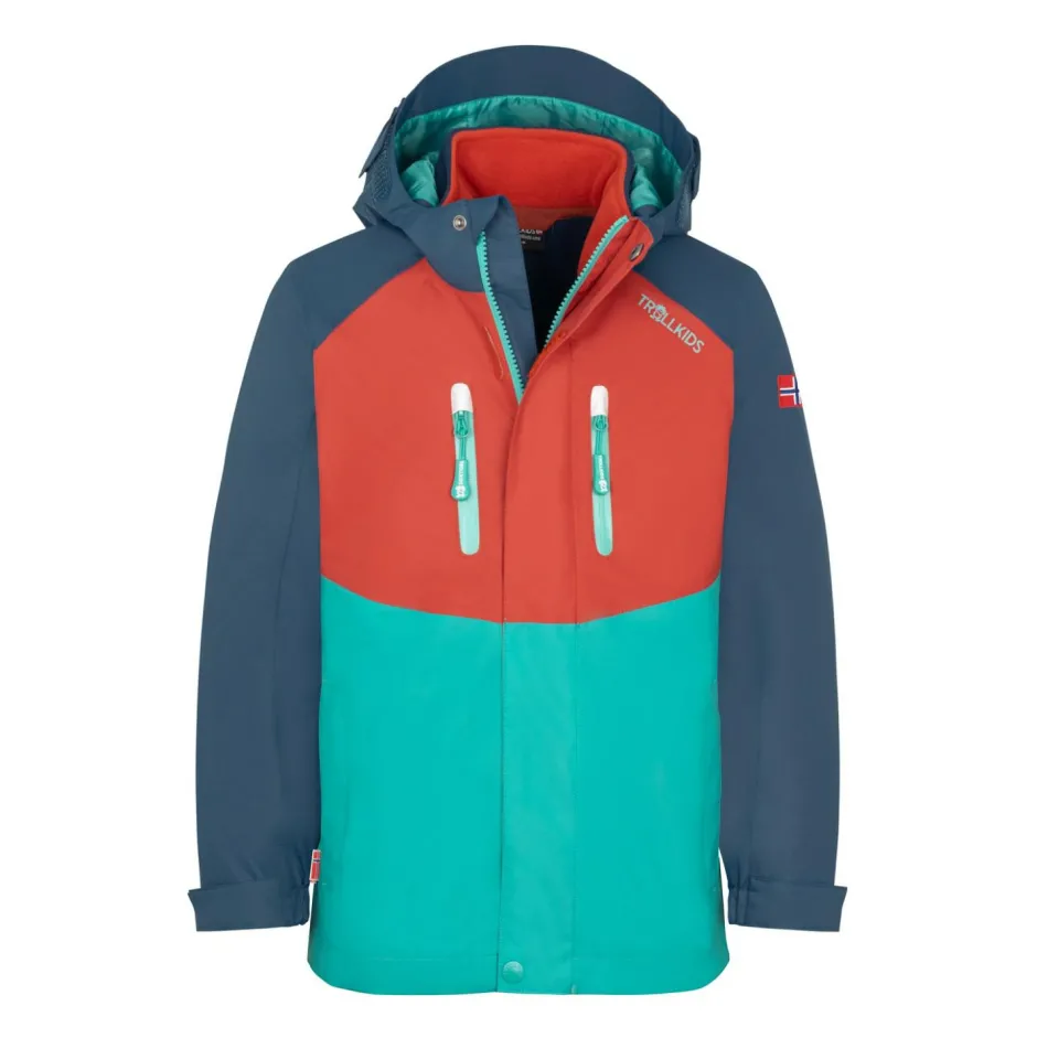 Trollkids Trekkingbekleidung|Alltagsbekleidung-- Kid's Bryggen 3in1 Jacket - Doppeljacke