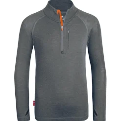 Trollkids Skibekleidung|Merinounterwäsche-- Kid's Lofoten Half Zip - Merinoshirt