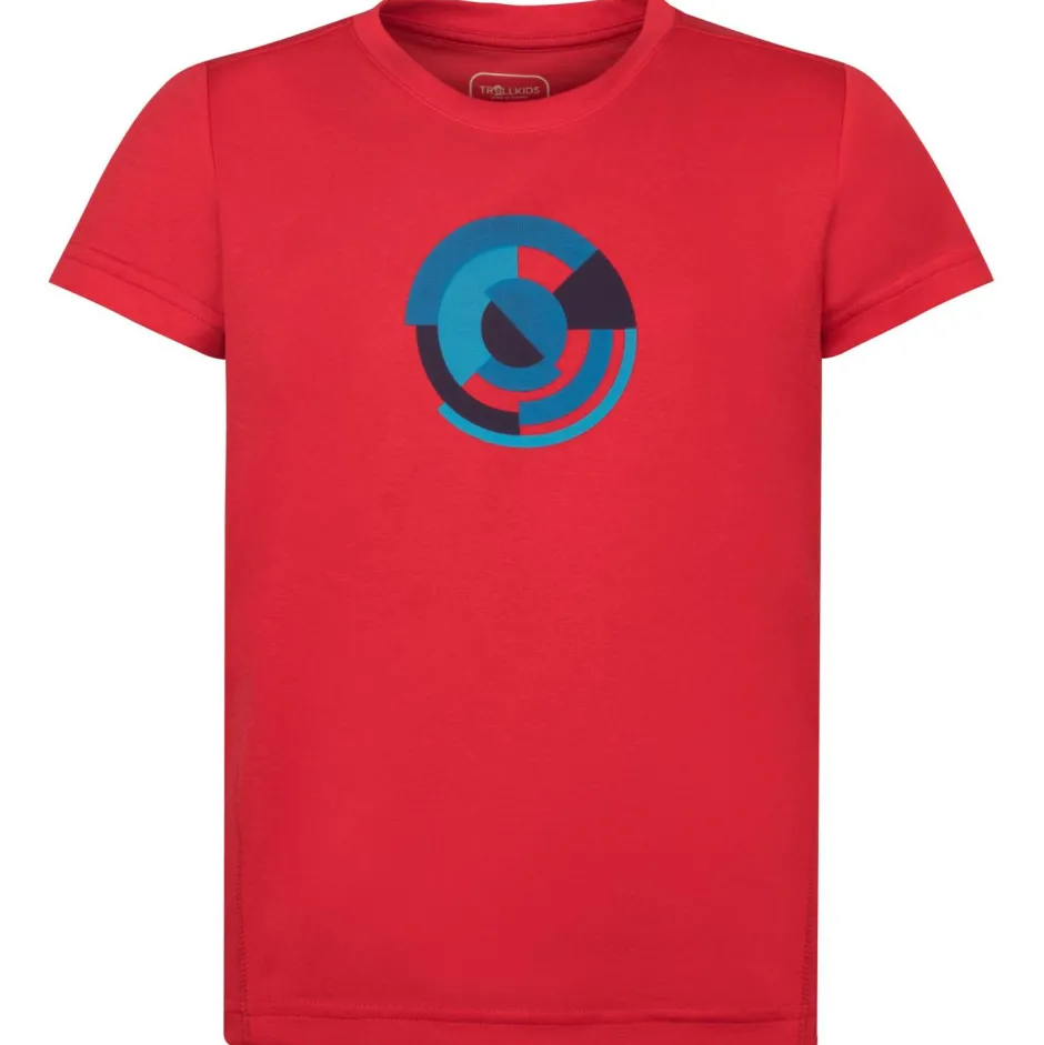 Trollkids Wanderbekleidung|T-Shirts-- Kid's Sognefjord T-Shirt - Funktionsshirt