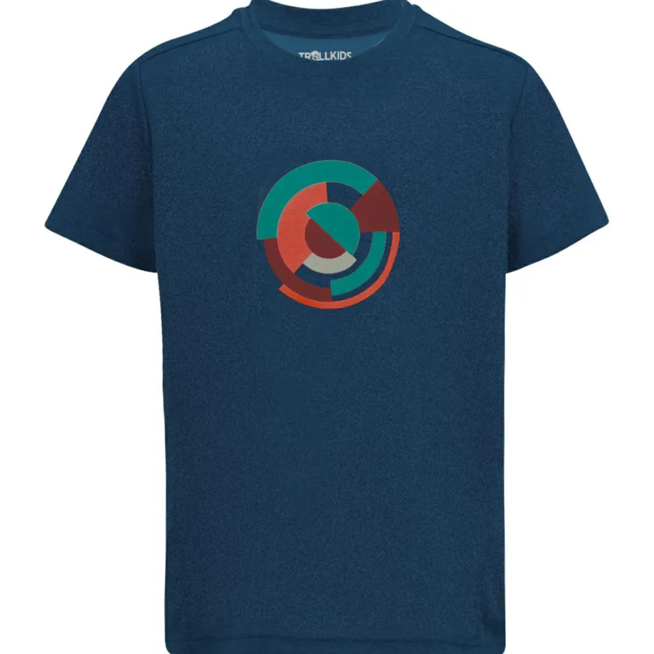 Trollkids Wanderbekleidung|T-Shirts-- Kid's Sognefjord T-Shirt - Funktionsshirt