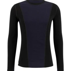 Ulvang - Peak Map Crew Baselayer - Merinounterwäsche Black / Navy Blue