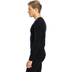 Ulvang - Peak Map Crew Baselayer - Merinounterwäsche Black / Navy Blue