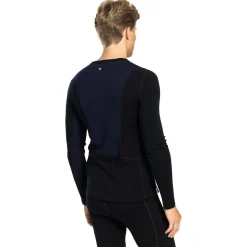 Ulvang - Peak Map Crew Baselayer - Merinounterwäsche Black / Navy Blue