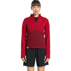 Ulvang Jacken|Wanderbekleidung-- Women's Peak Field Half Zip Midlayer - Fleecepullover Biking Red / Chilli Pepper