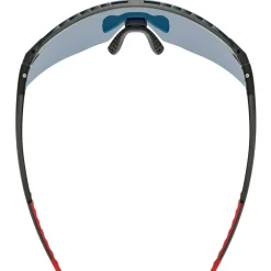 Uvex Laufbekleidung|Fahrradbekleidung-- Pace Stage Supravision Cat. 2 - Fahrradbrille Black Matt / Mirror Red