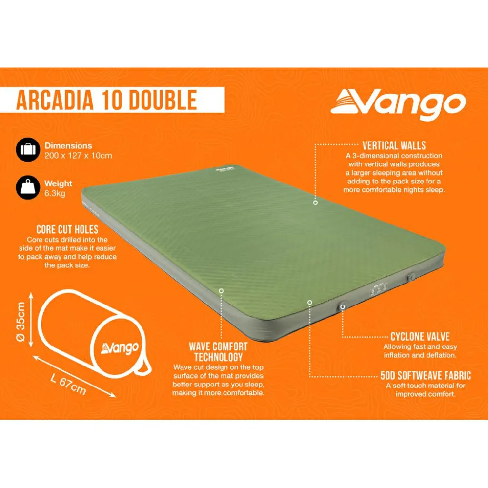 Vango - Arcadia 10 Double - Isomatte Olive Discount
