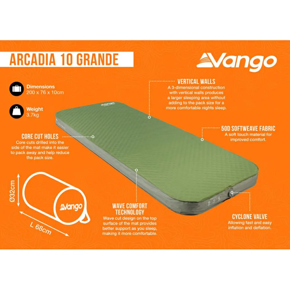 Vango - Arcadia 10 Grande - Isomatte Olive Discount