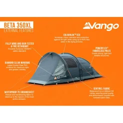 Vango - Beta 350XL - 3-Personen Zelt Deep Blue Best