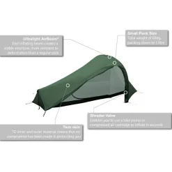 Vango - F10 Hydrogen Air - 1-Personen Zelt Alpine Green Hot