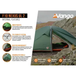 - F10 Nexus UL 2 - 2-Personen Zelt < Vango Online