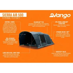 Vango - Sierra Air 500 - Gruppenzelt Deep Blue Online