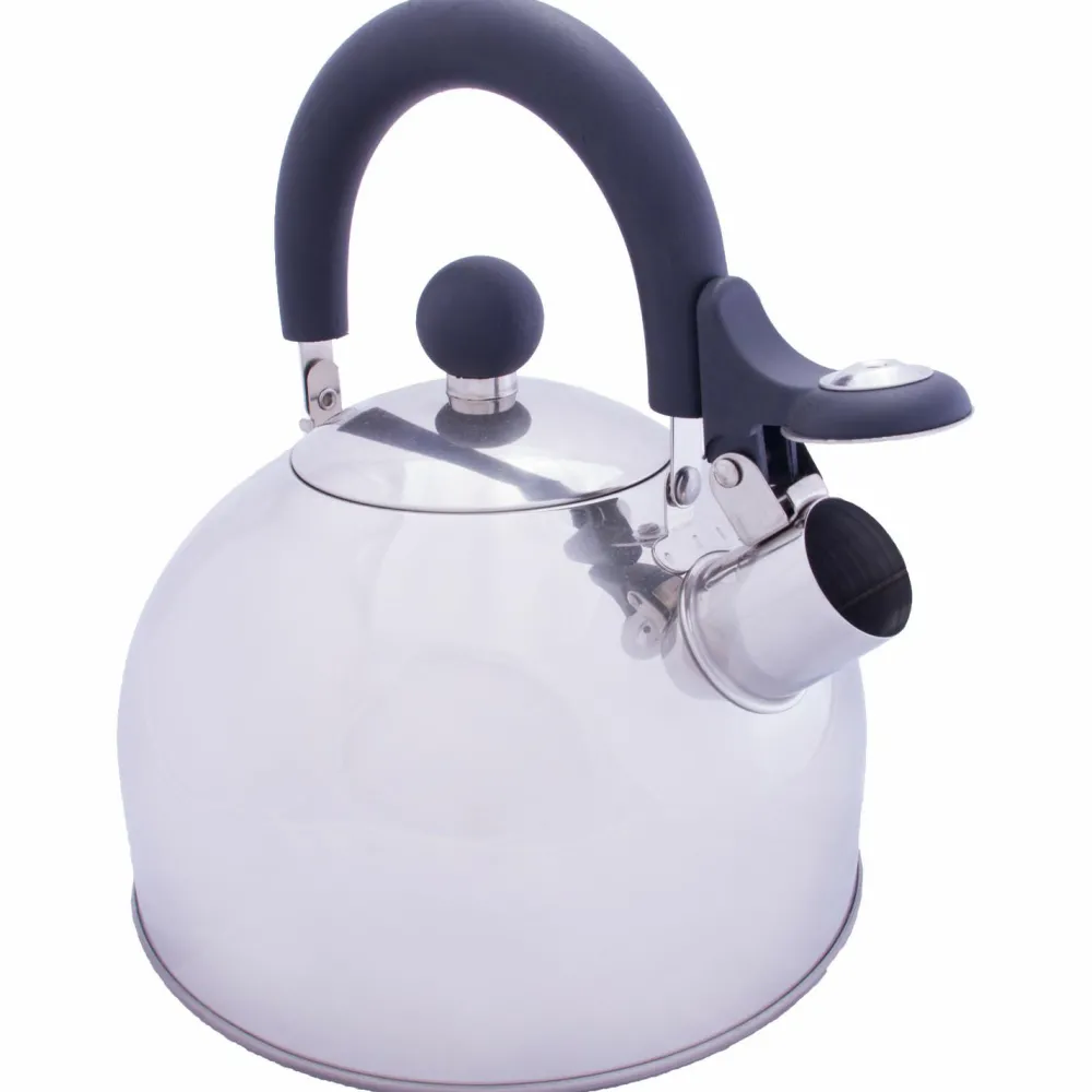 Vango - Stainless Steel kettle with folding handle - Teekocher Silver Discount